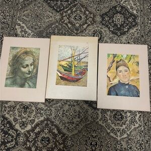 The world of Leonardo, The World of Van Gogh ,The world of Cézanne books